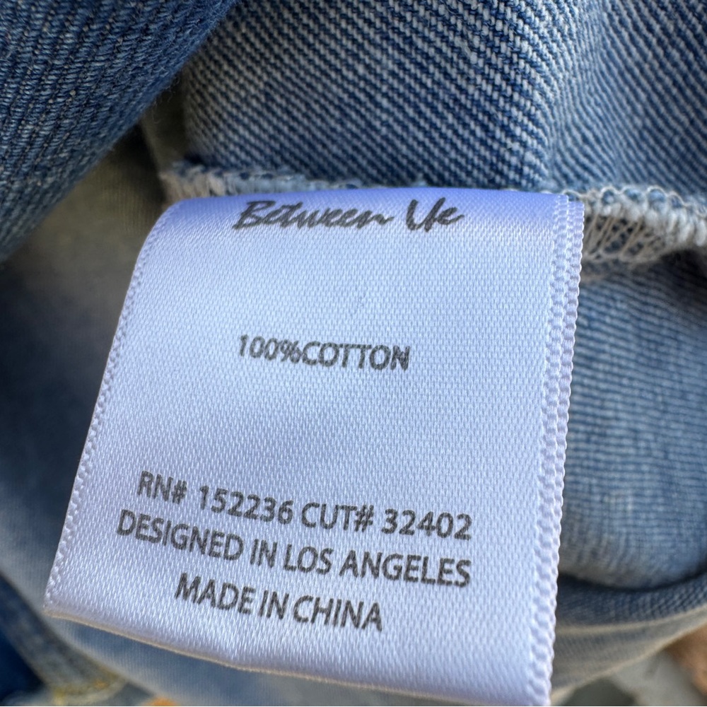 Distressed Blue Denim Jacket - Picture 6 of 7